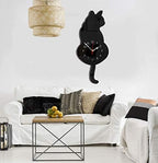 Wall Clock Acrylic Modern Cute Cat