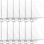 Clear Acrylic Shelf Dividers for Closet Organization (8 pcs)