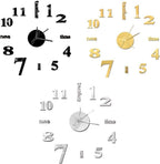English Counting DIY Acrylic Wall Clock